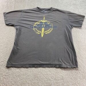 Ranger Up Shirt Mens XL Gray The Way of the Warrior Graphic Acceptance of Death